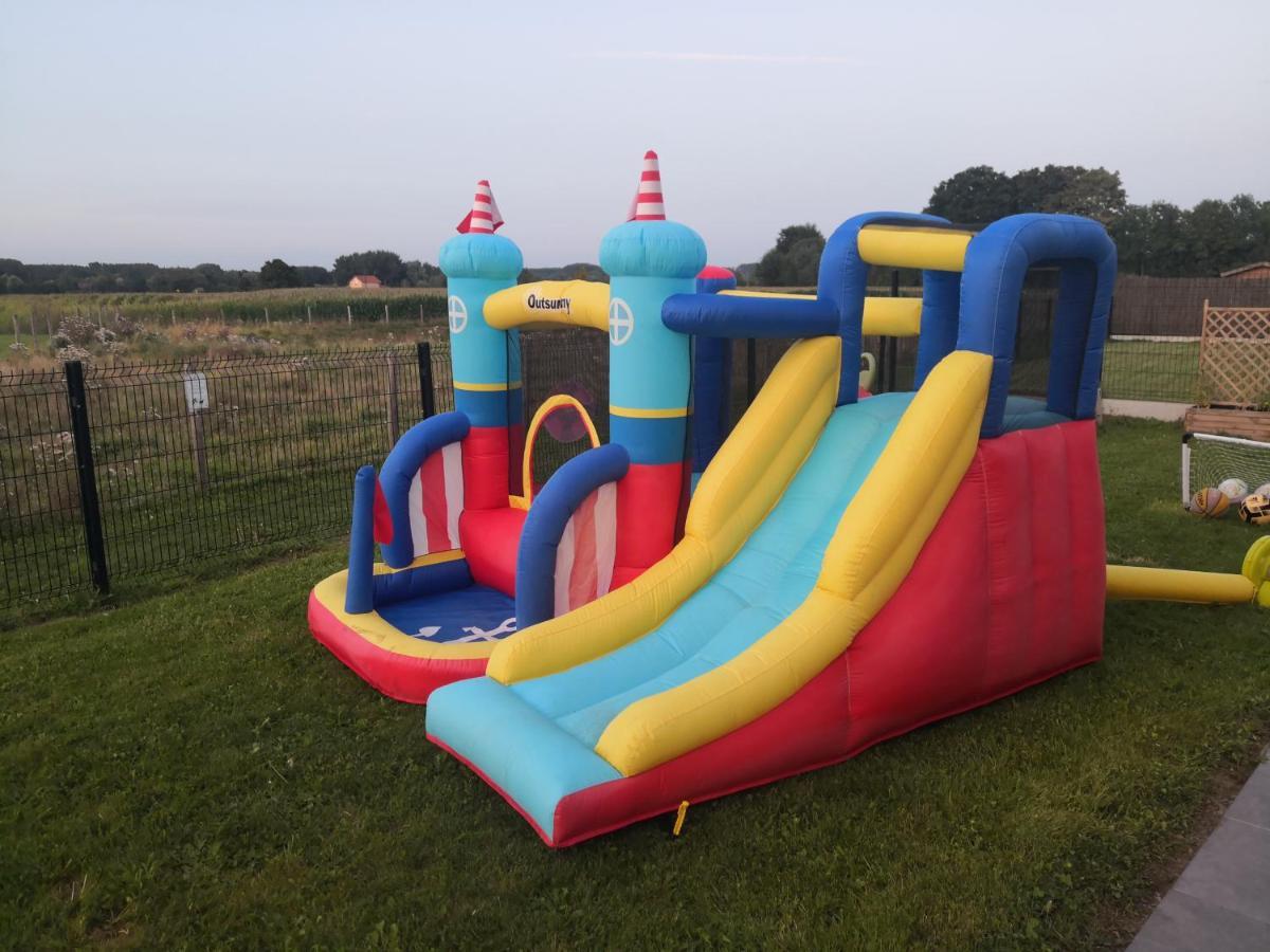 Maison Individuelle, Campagne, 3 Chambres, Baignoire Balneo 2 Places Genech エクステリア 写真